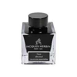 Jacques Herbin Essentielles Noir Abyssal Ink - Ink Bottle