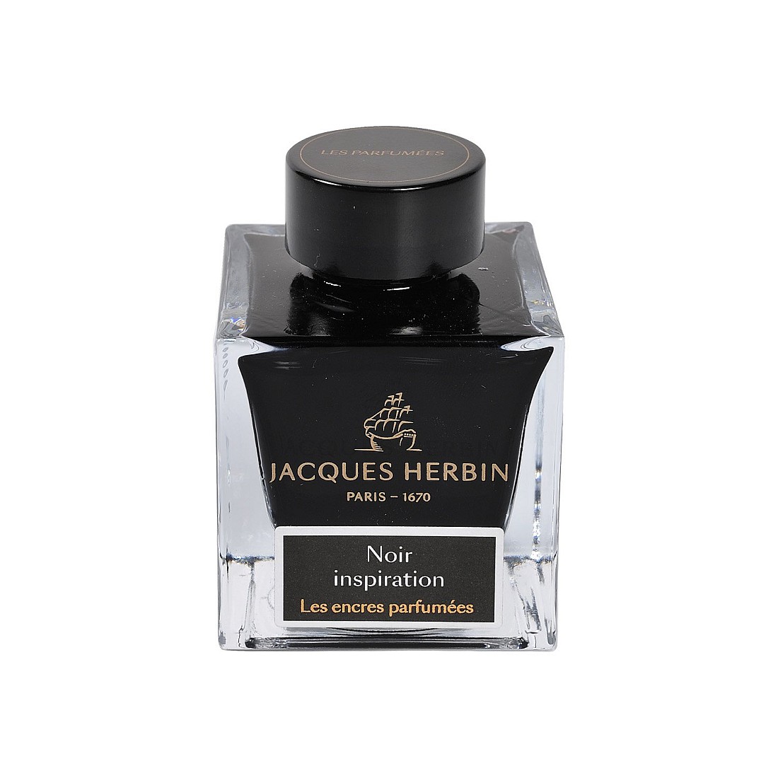 Jacques Herbin Scented Noir Inspiration Ink - Ink Bottle