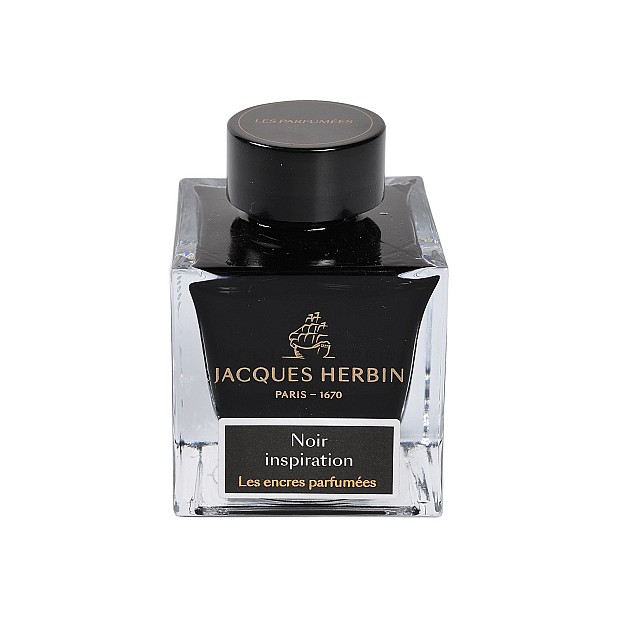 Jacques Herbin Scented Noir Inspiration Ink - Ink Bottle