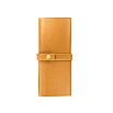 Jacques Herbin Large Leather Amber Pen Pouch (Fourfold)