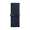 Jacques Herbin Small Leather Navy Blue Pen Pouch (Double)
