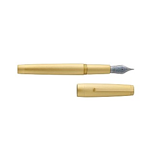 Jacques Herbin Clipper Brushed Gold GT Caneta de Tinta Permanente
