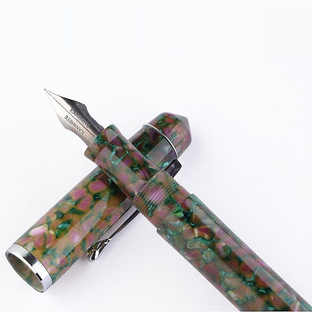Pióro wieczne Kanwrite Legacy Green Crush Ebonite CT