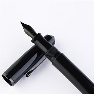 Kanwrite Legacy Solid Black Acrylic BT Fountain Pen