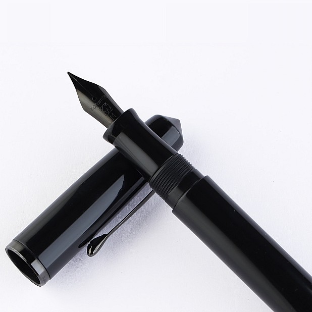 Kanwrite Legacy Solid Black Acrylic BT Fountain Pen