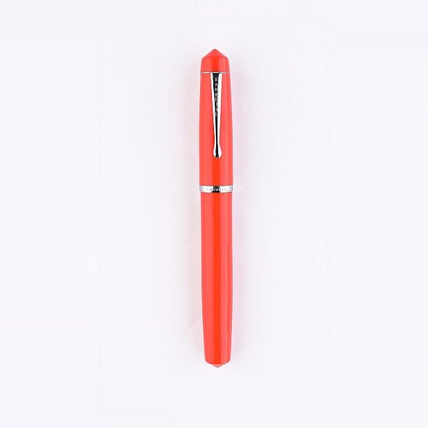 Kanwrite Legacy Solid Orange Ebonite CT Fountain Pen
