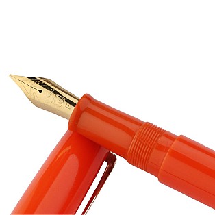 Kanwrite Legacy Solid Orange Ebonite GT Fountain Pen