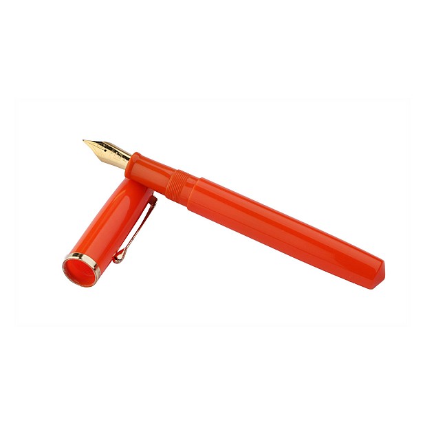 Kanwrite Legacy Solid Orange Ebonite GT Fountain Pen