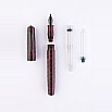 Kanwrite Legacy Swirl Red Black  Ebonite BT Fountain Pen