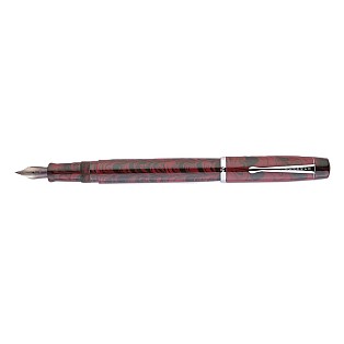 Kanwrite Legacy Swirl Red Black Ebonite CT Pióro Wieczne