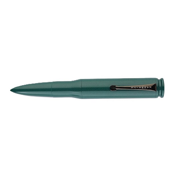 Kanwrite Magnum Bullet Emerald Green Ebonite BT Fountain Pen