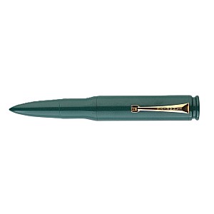 Kanwrite Magnum Bullet Emerald Green Ebonite GT Fountain Pen