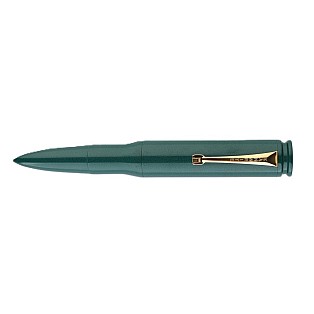 Kanwrite Magnum Bullet Emerald Green Ebonite GT Fountain Pen