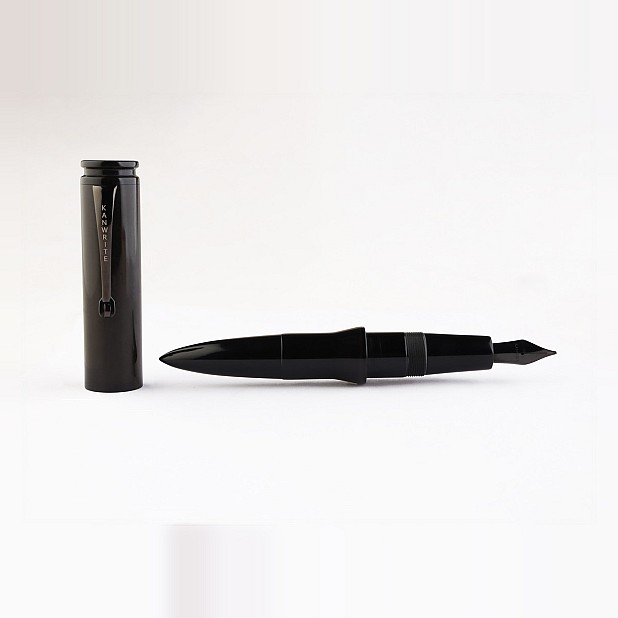 Kanwrite Magnum Bullet Onyx Black Ebonite BT Fountain Pen