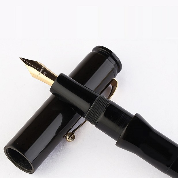 Kanwrite Magnum Bullet Onyx Black Ebonite GT Fountain Pen