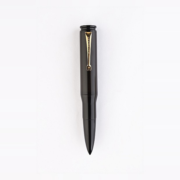 Kanwrite Magnum Bullet Onyx Black Ebonite GT Fountain Pen