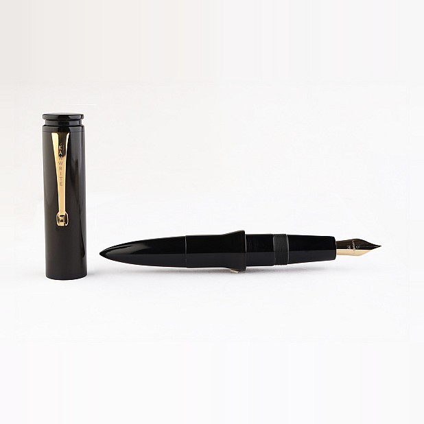Kanwrite Magnum Bullet Onyx Black Ebonite GT Fountain Pen