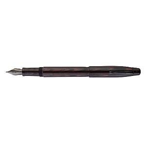 Kanwrite Mammoth Crimson Red Swirl Ebonite BT Fountain Pen