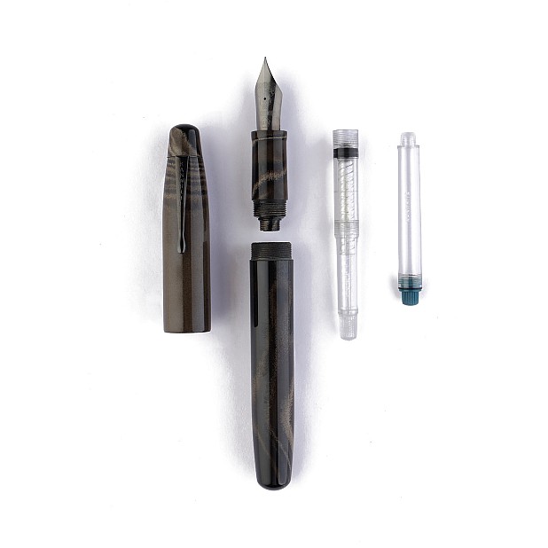 Pióro wieczne Kanwrite Mammoth Graphite Gold Ebonite BT