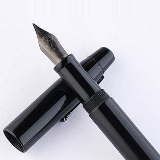 Kanwrite Mammoth Onyx Black Ebonite BT Fountain Pen