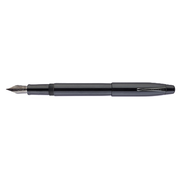 Kanwrite Mammoth Onyx Black Ebonite BT Fountain Pen