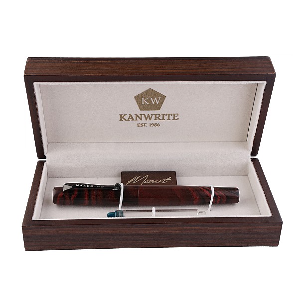 Pióro wieczne Kanwrite Mozart Crimson Dusk z ebonitu BT