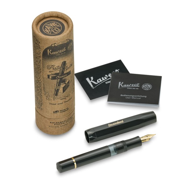 Kaweco Classic Sport Black Piston Reservoarpenna