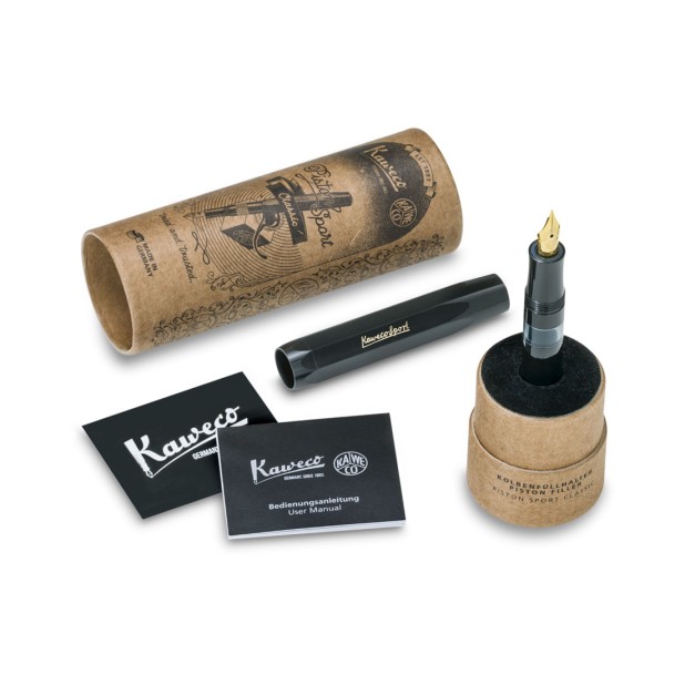 Kaweco Classic Sport Black Piston Reservoarpenna