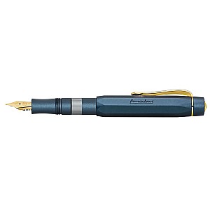 Kaweco AL Sport Navy Blue Piston Pluma Estilográfica