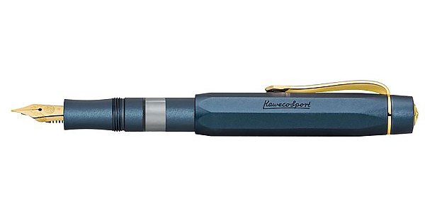 Kaweco AL Sport Navy Blue Piston Fountain pen - Vulpen / Fountain