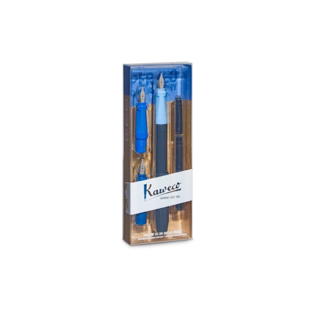Kaweco Perkeo Calligraphy Set Blue Fountain pen