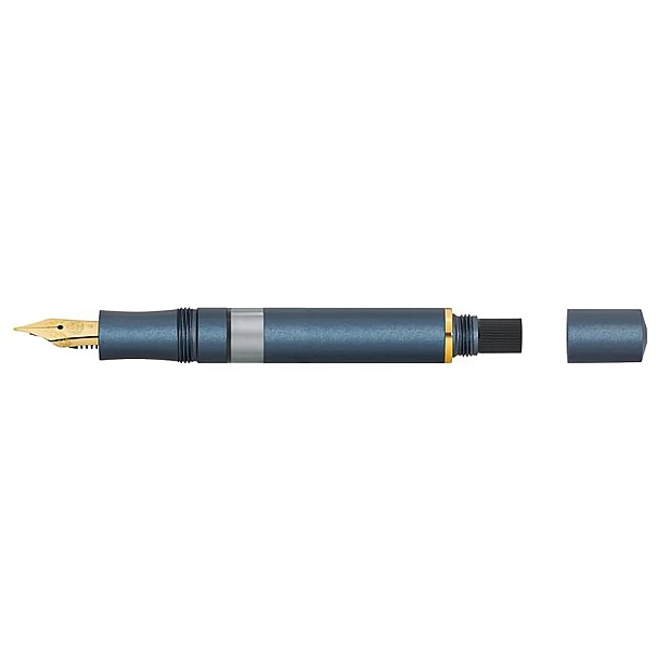 Kaweco AL Sport Navy Blue Piston Fountain pen  + Ink Bottle Set