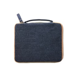 Kyoku Haku Denim Zippered Pen Pouch (Tenfold)