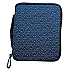 Kyoku Haku Seigaiha Dark Blue Cotton Zippered Pen Pouch (Tenfold)