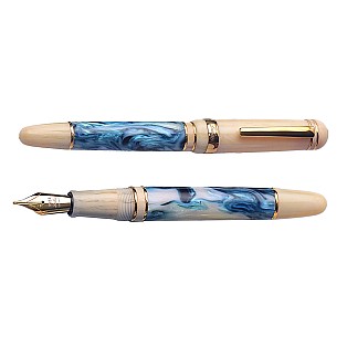 Laban 325 x Brooks Teal Abalone Cream GT reservoarpenna