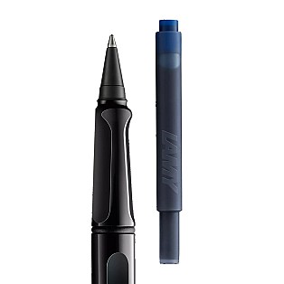 Lamy Safari Black Ink Cartridge Rollerball