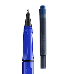 Lamy Safari Blue Ink Cartridge Rollerball