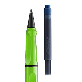 Lamy Safari Green Ink Cartridge Rollerball