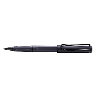 Lamy Safari Steel Black Ink Cartridge Rollerball