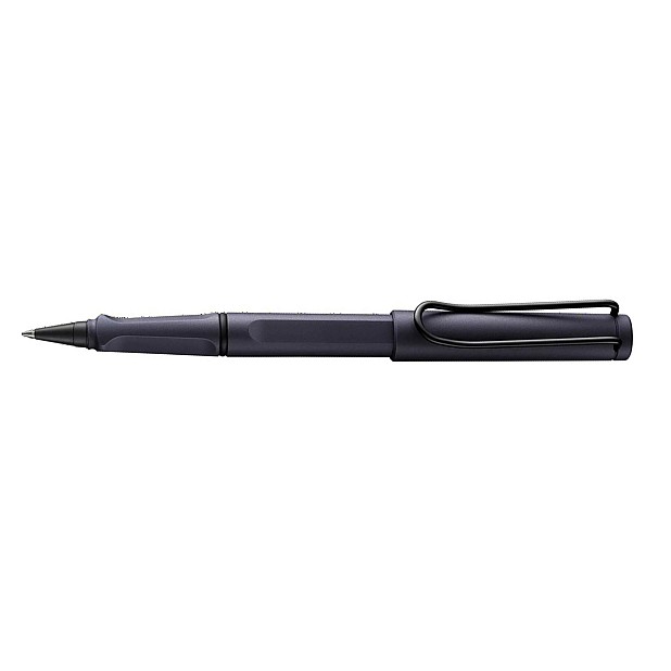 Lamy Safari Steel Black Ink Cartridge Rollerball