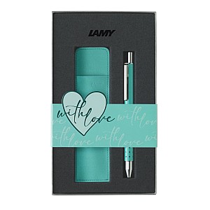 Lamy Swift 2025 Lagoon SE Rollerball and Pen Pouch Gift Set