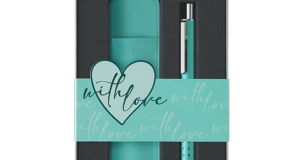 Lamy Swift 2025 Lagoon SE Rollerball and Pen Pouch Gift Set