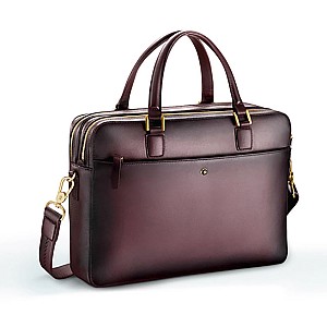Lapis Bard Ducorium Chester Leather Burgundy Laptoptas