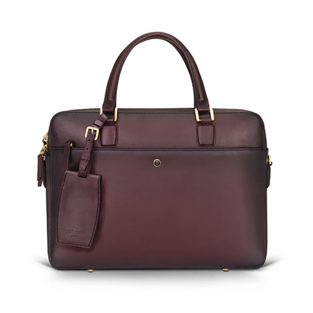 Lapis Bard Chester Leather Burgundy Walizka