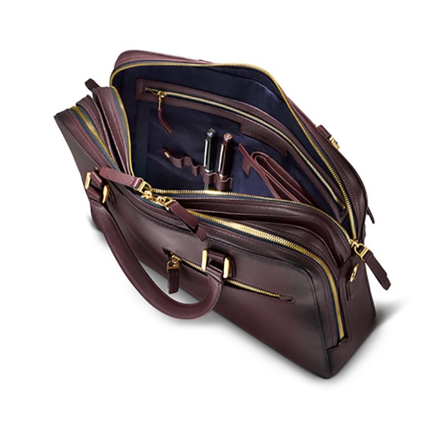Lapis Bard Chester Leather Burgundy Walizka