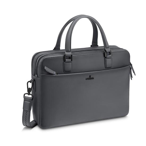 Lapis Bard Chester Leather Graphite Portfölj