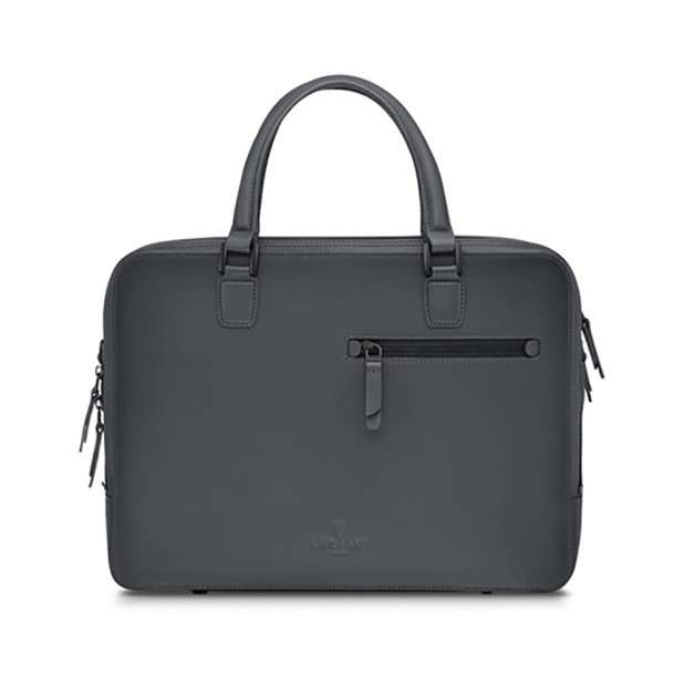 Lapis Bard Chester Leather Graphite Portfölj
