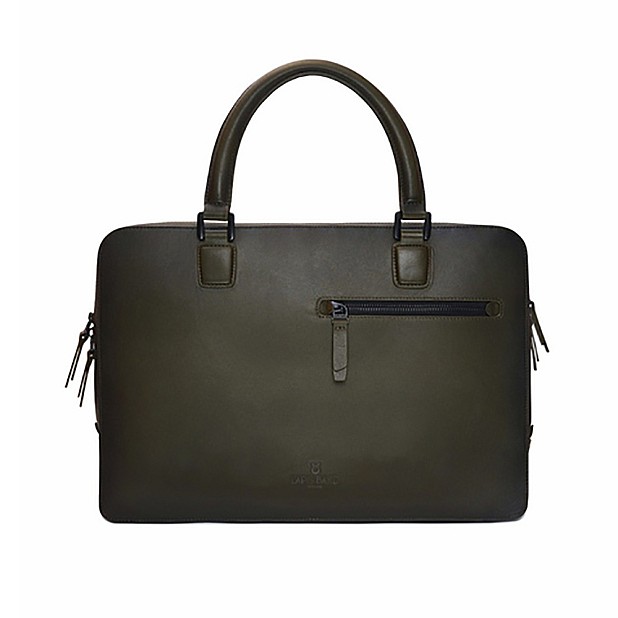 Lapis Bard Chester Leather Olive Walizka