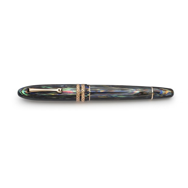 Leonardo Cigar LeonArco Mother of Pearl Authentic Celluloid RGT Plumo Estilográfica