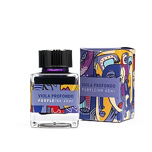 Leonardo Deep Purple Unique Ink - Ink Bottle
